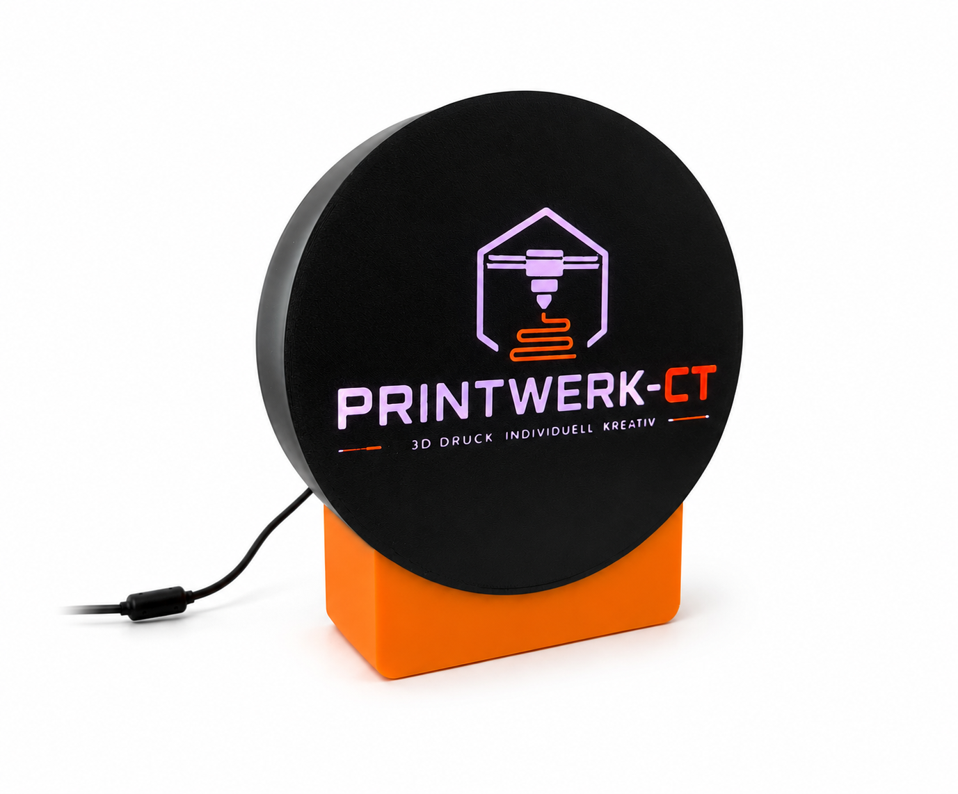 Lichtboxen mit Logo